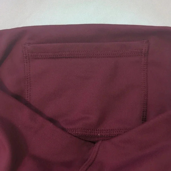 Fabletics Define PowerHold® Mid-Rise Legging, Color Black Cherry Size XXS - Picture 11 of 14